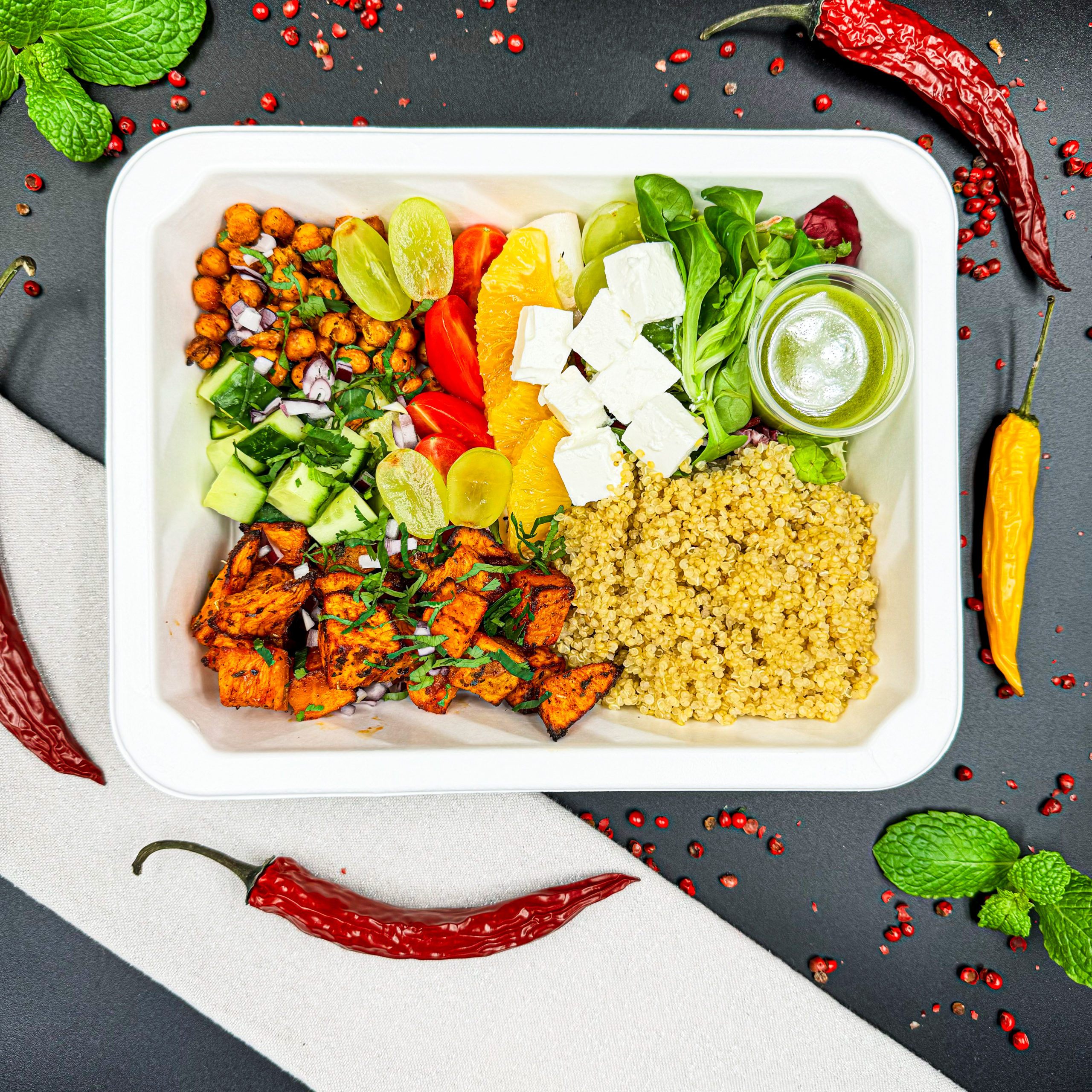 Gesundes Mittagessen